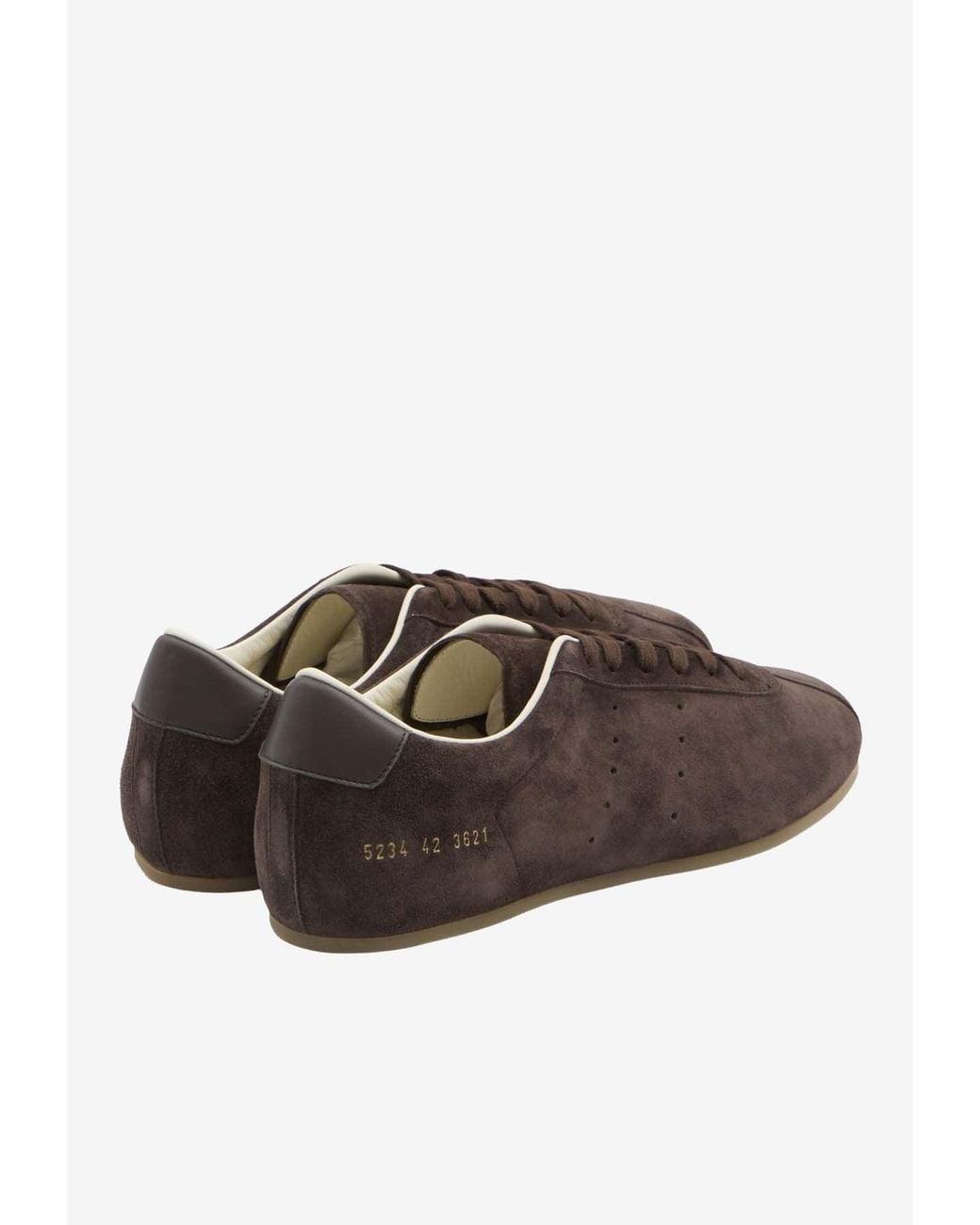 Common Projects Brown Low-Top Suede Sneakers for men