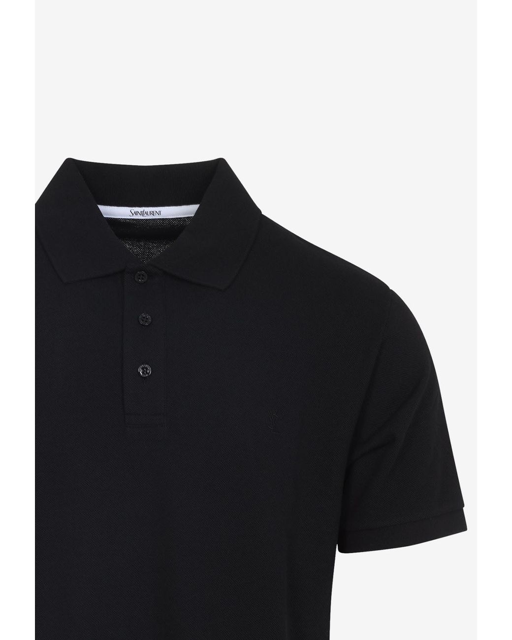 Saint Laurent Black Polo for men