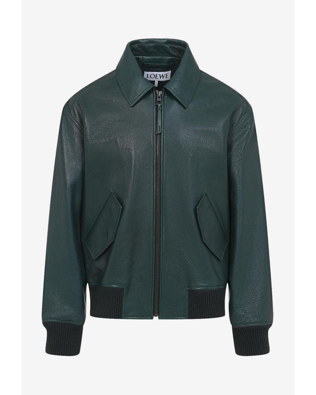 loewe-Green-Aviator-Leather-