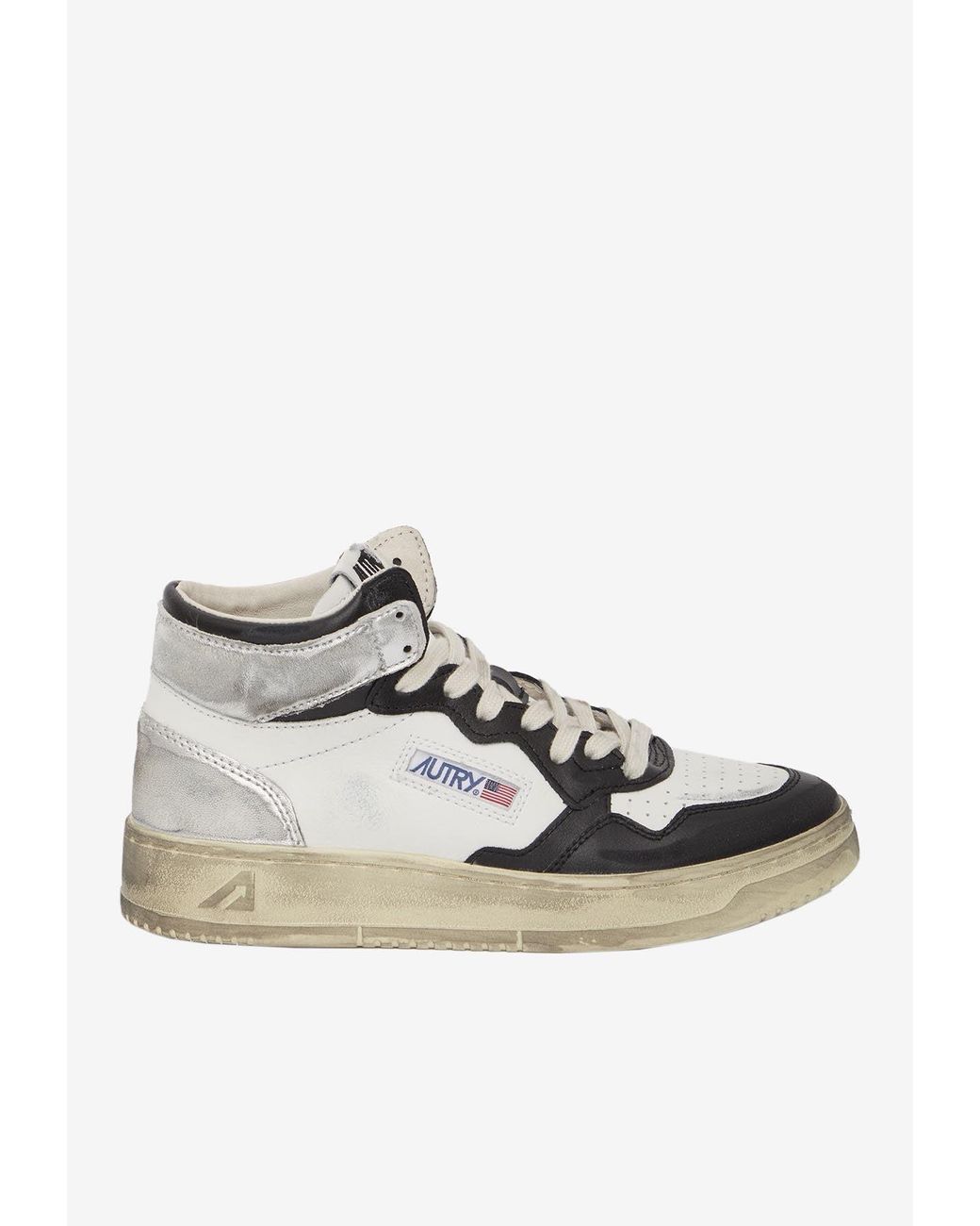 High top vintage sneakers top