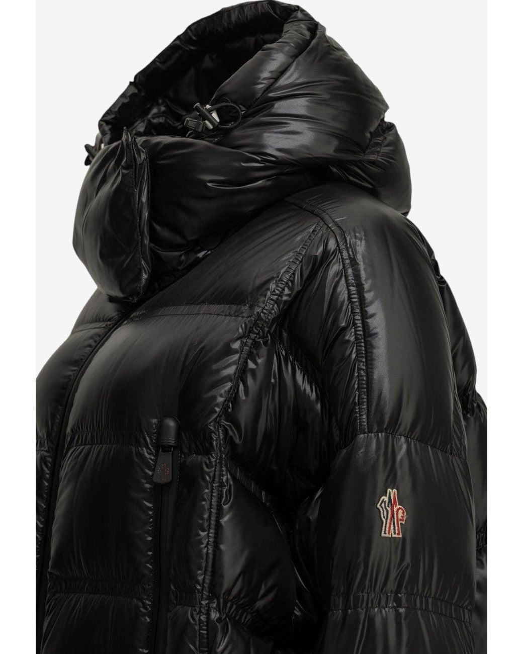 Moncler Black Rochelairs Long Down Jacket