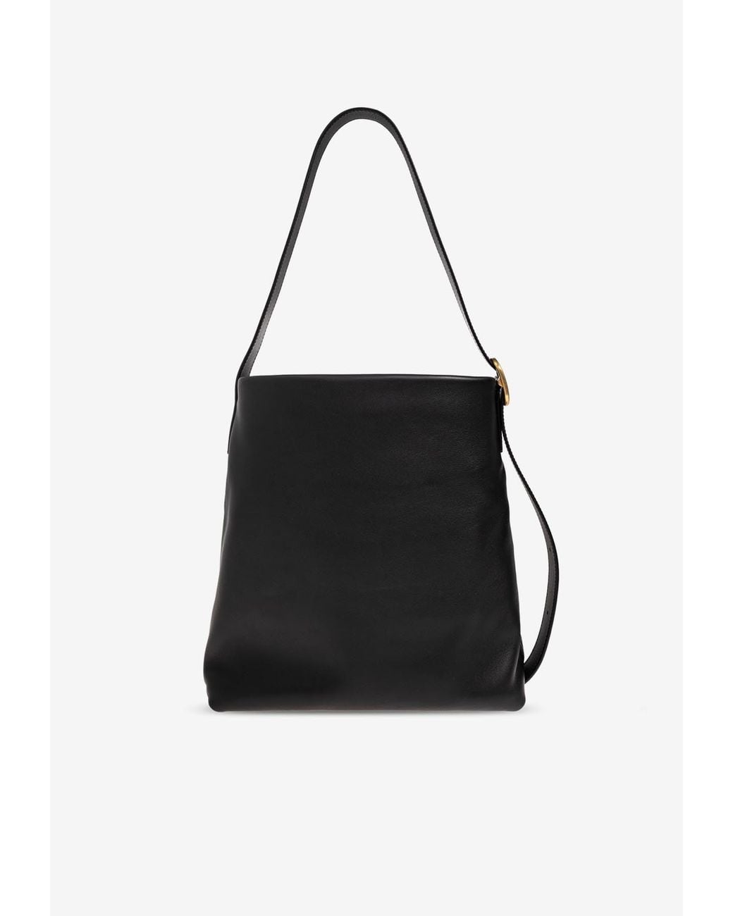 Loewe Black Draped Shoulder Bag