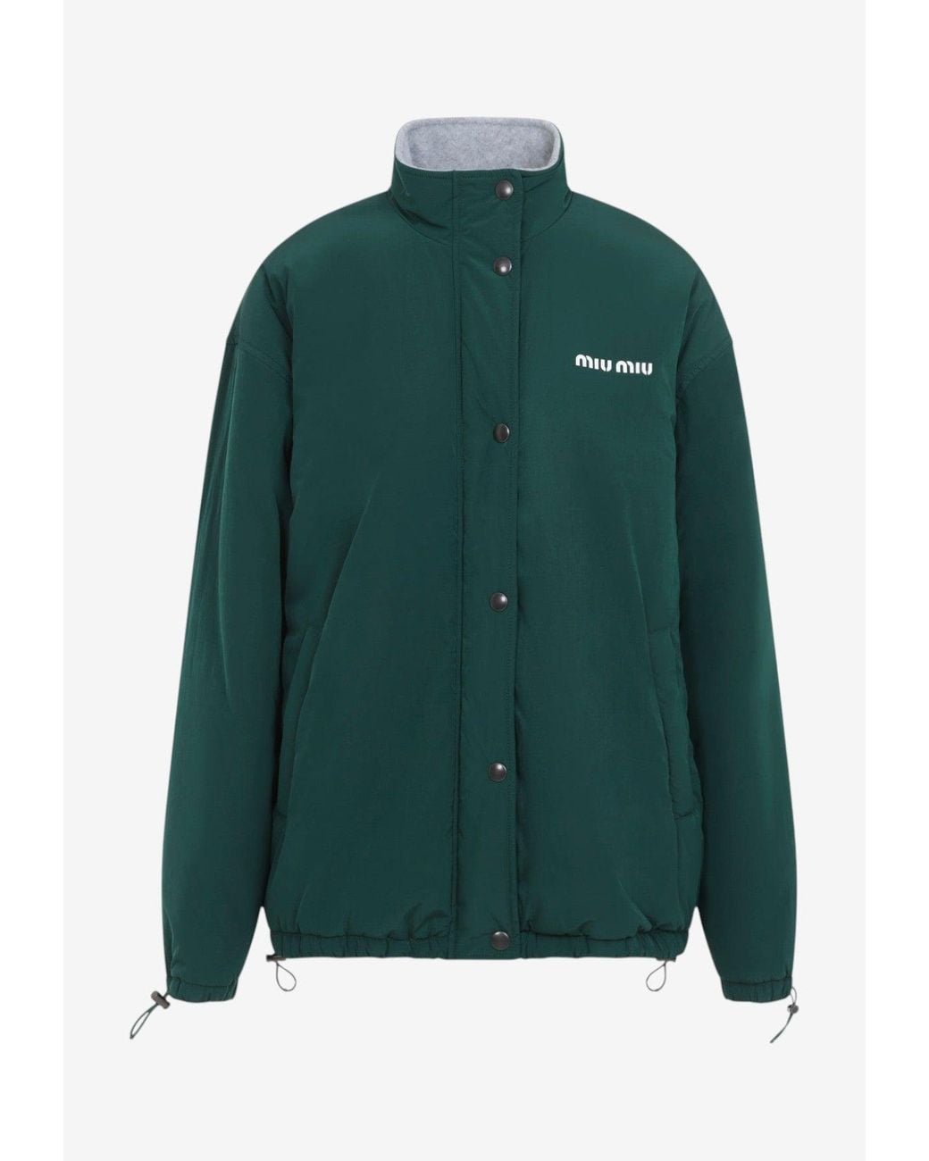 Miu Miu Green Classic Blouson Jacket