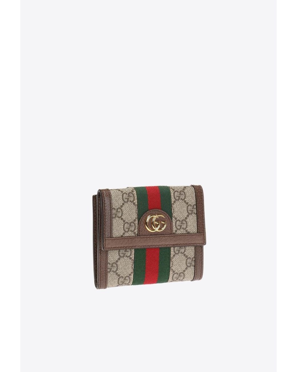 Ophidia gg french flap wallet cheap