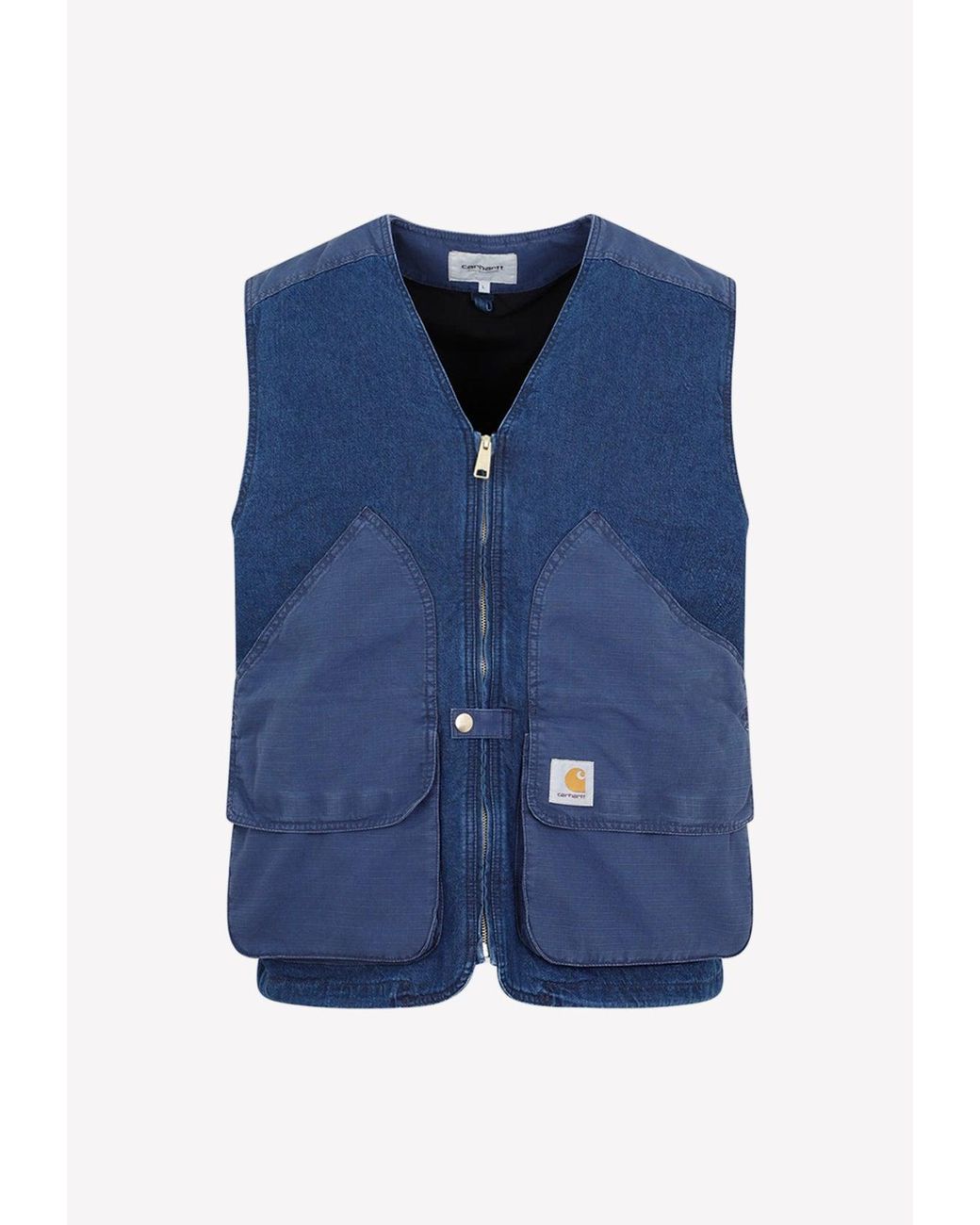 Carhartt WIP Alma Denim Vest in Blue for Men Lyst