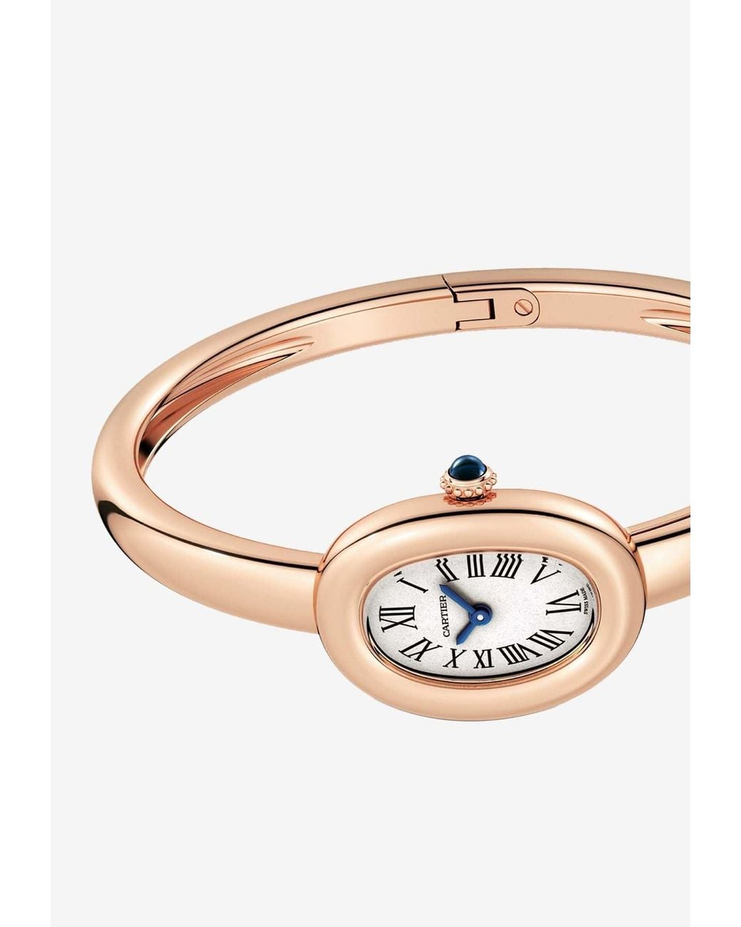 Cartier White Mini Baignoire Watch