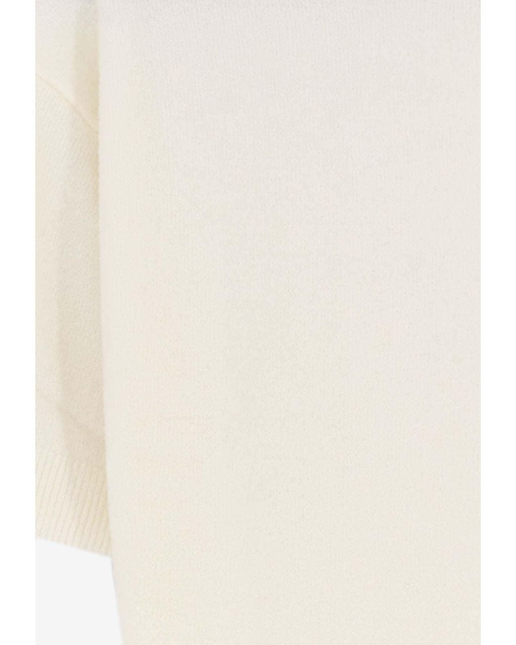 Closed White Alpaca Wool Knitted Top