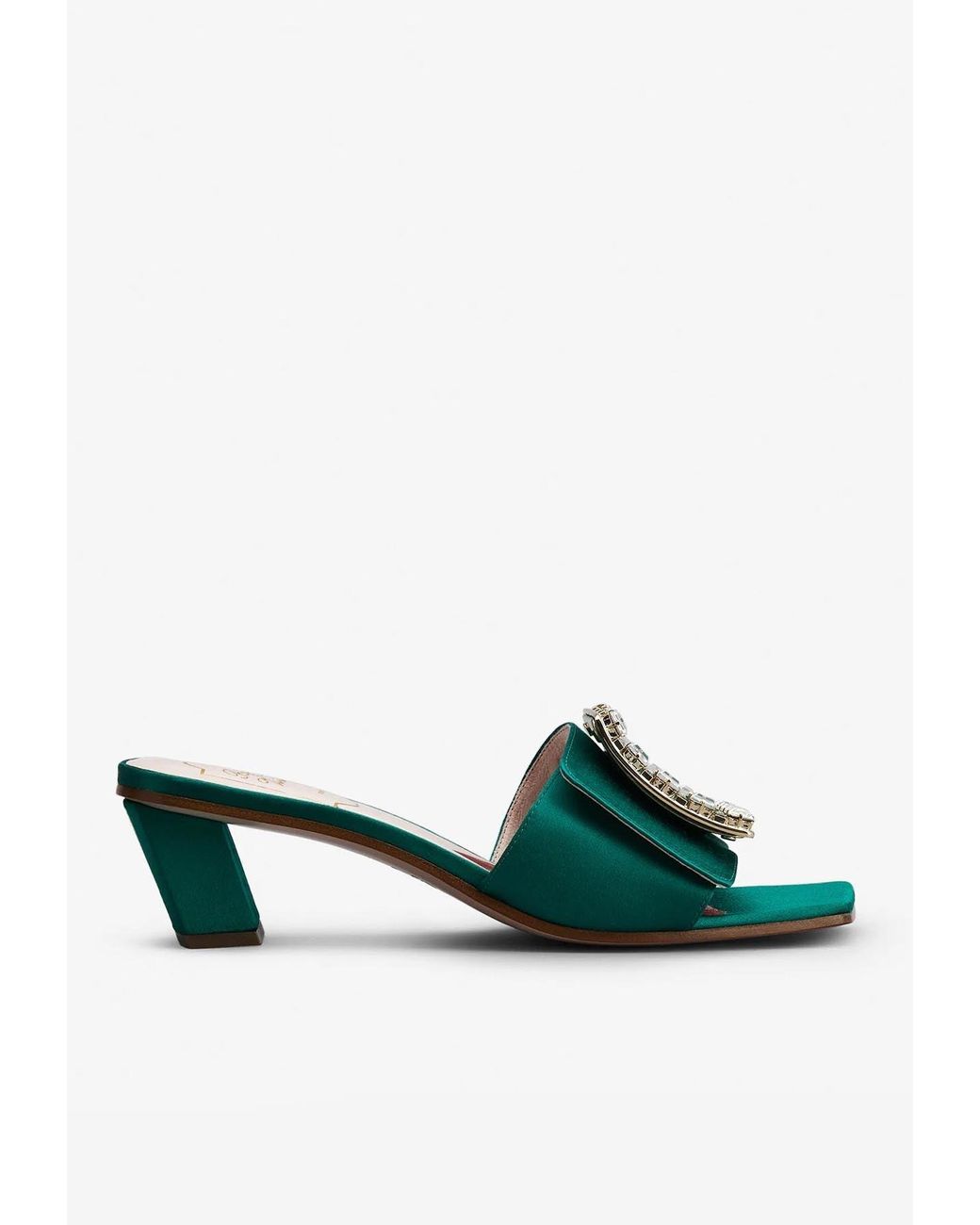 【送料 関税込】ROGER VIVIER Love 45 patent leather mules Roger Vivier Love 45 patent leather mules Roger Vivier