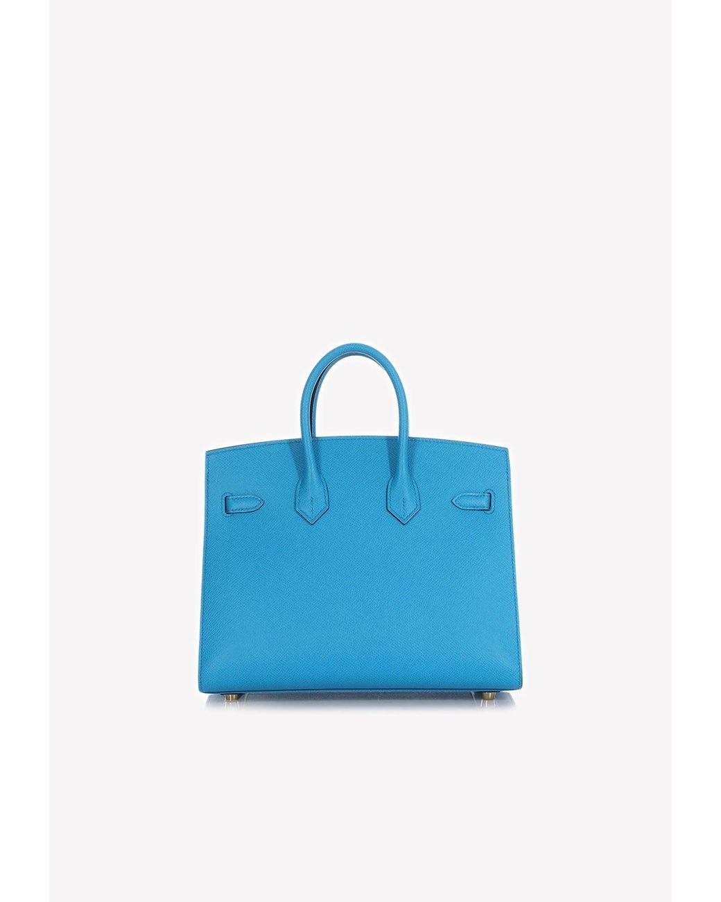 Hermes Birkin Handbag Bleu Nuit Swift with Rose Gold Hardware 25 Blue