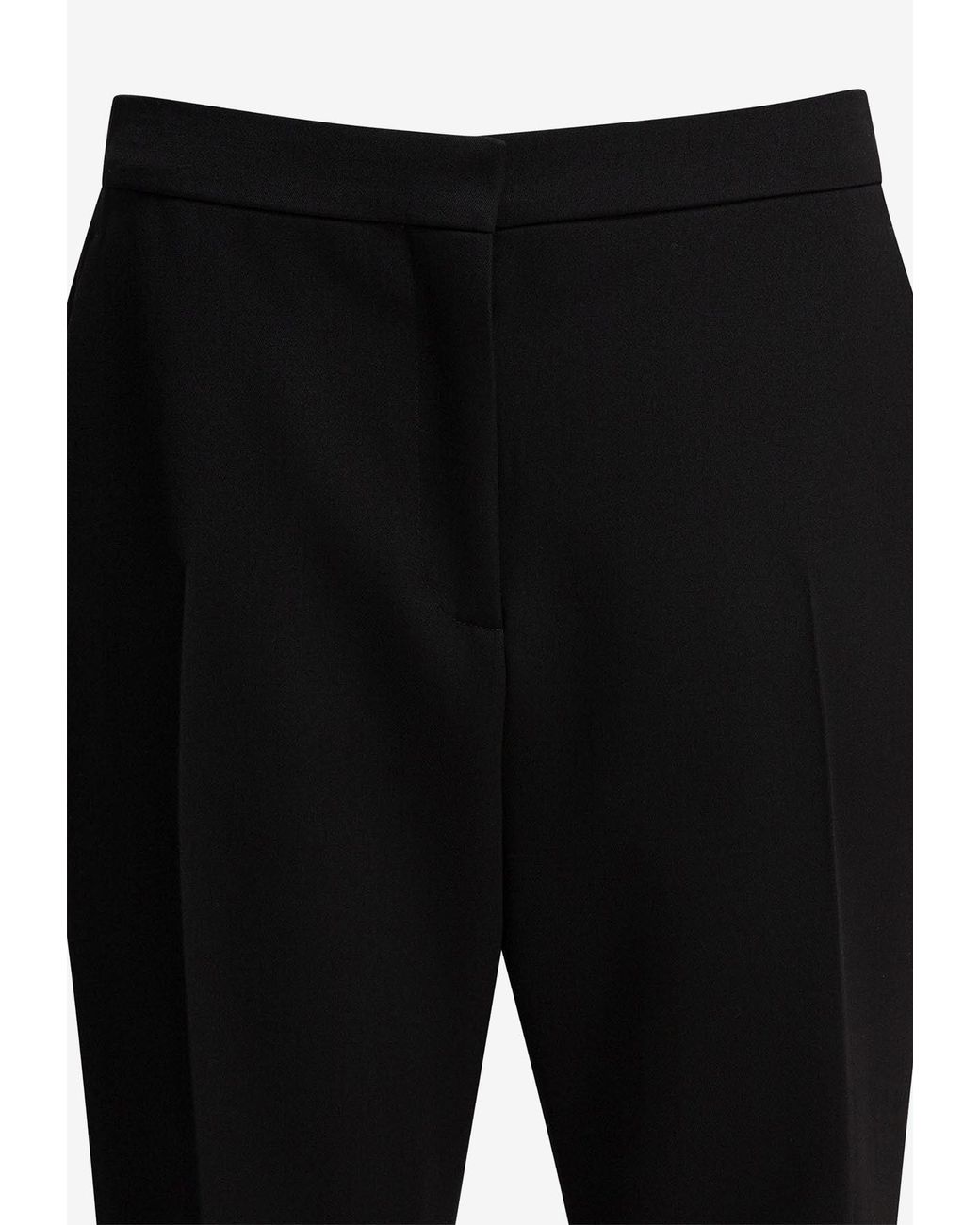 Givenchy Black Flared Cropped Pants