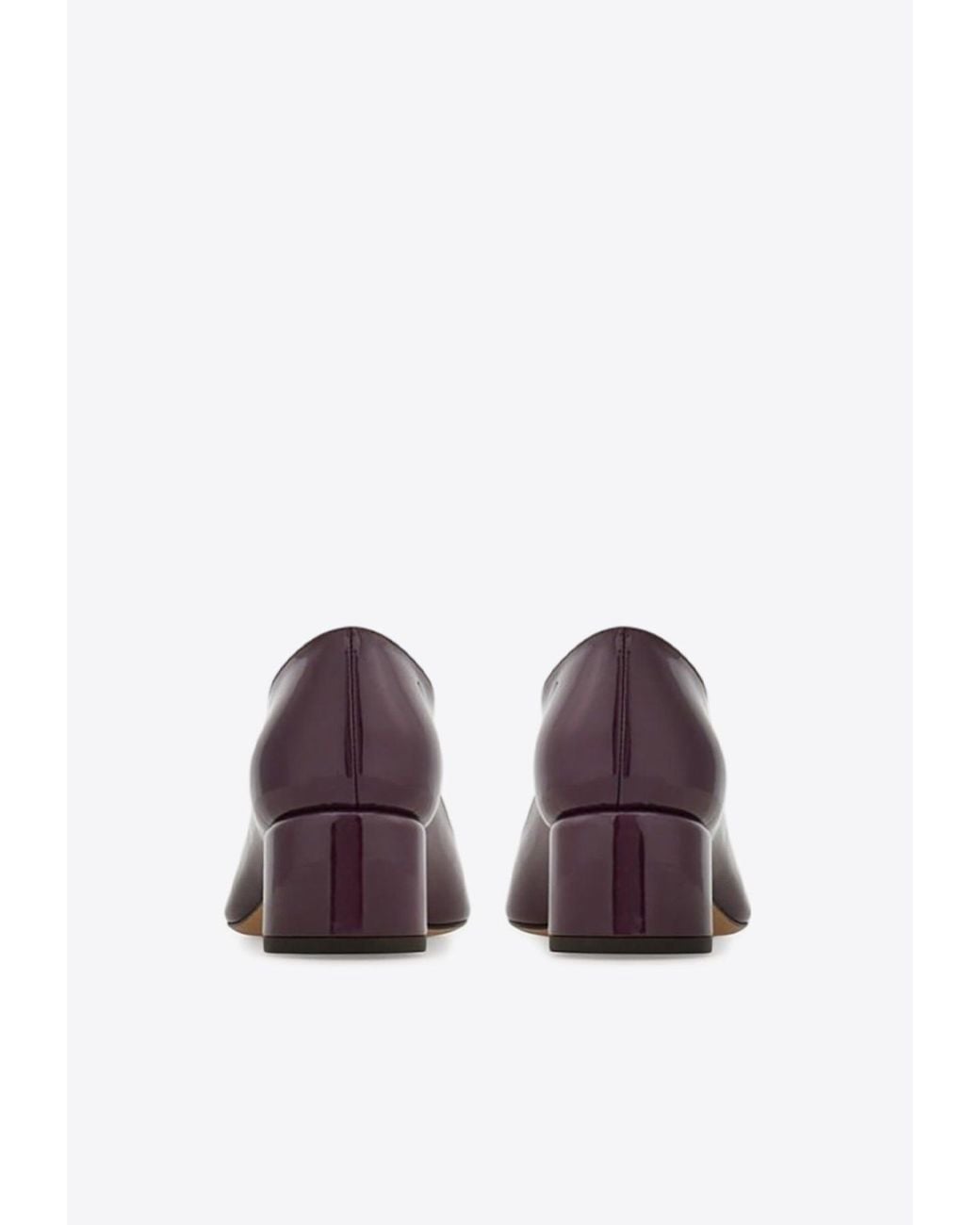 Ferragamo Purple Mara Patent Pump