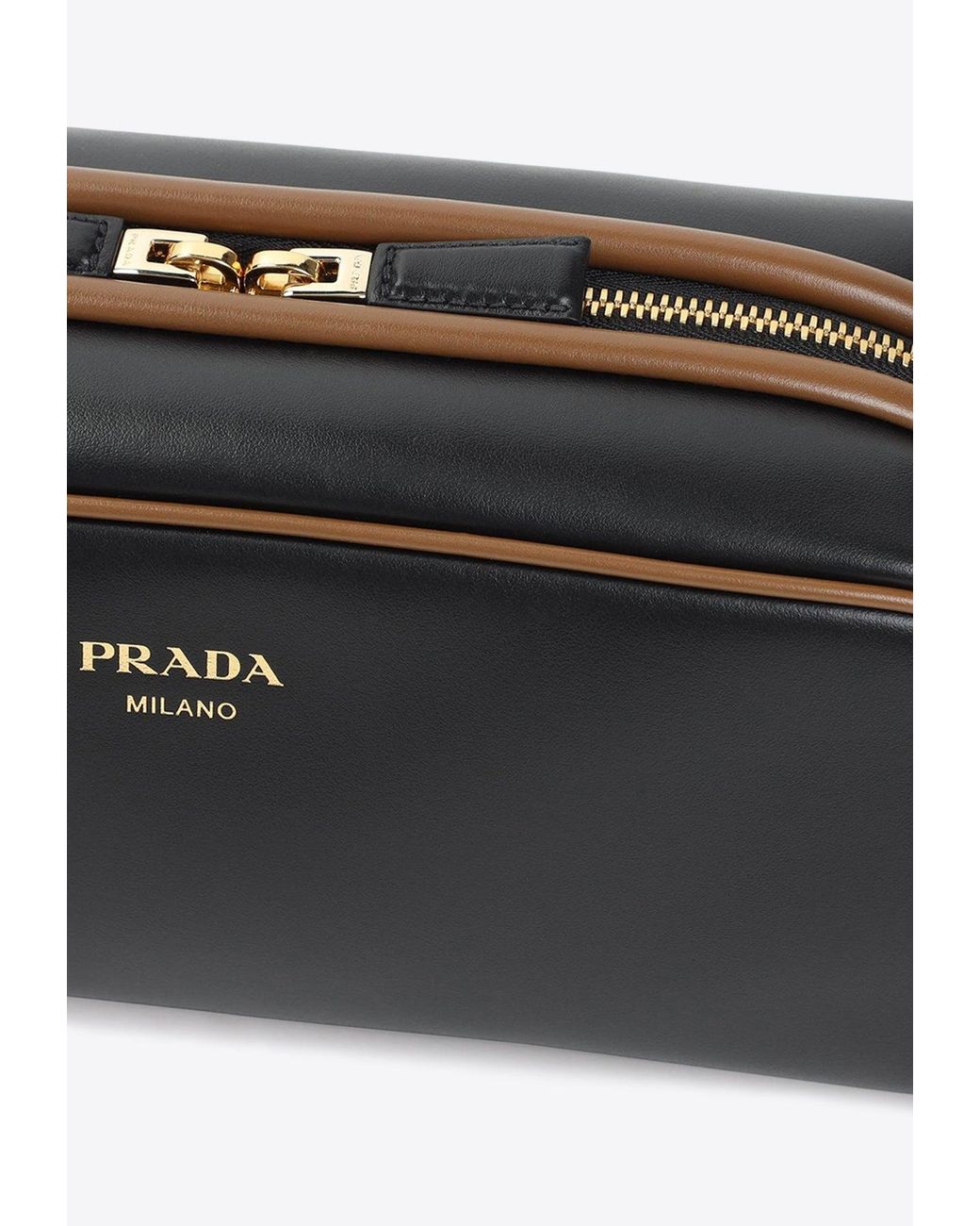 Prada White Swing Leather Shoulder Bag