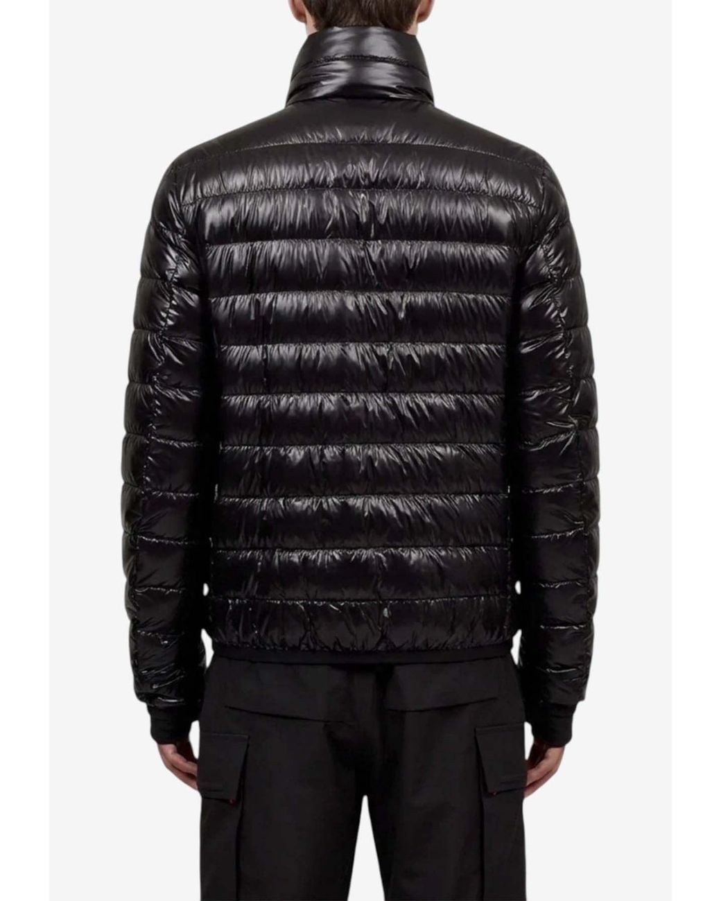 Moncler Black Foldable Insulating Technical Ski Jacket for men