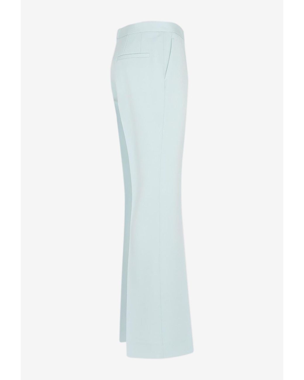 Jil Sander Blue Tailored Wool Pants