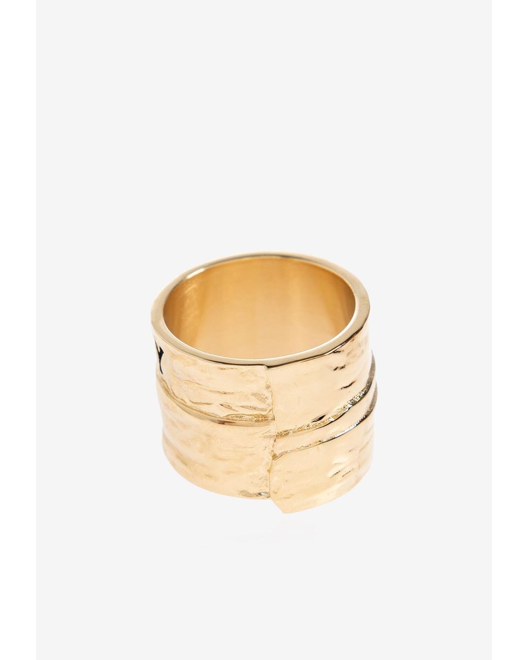 Givenchy White Tape Logo Ring