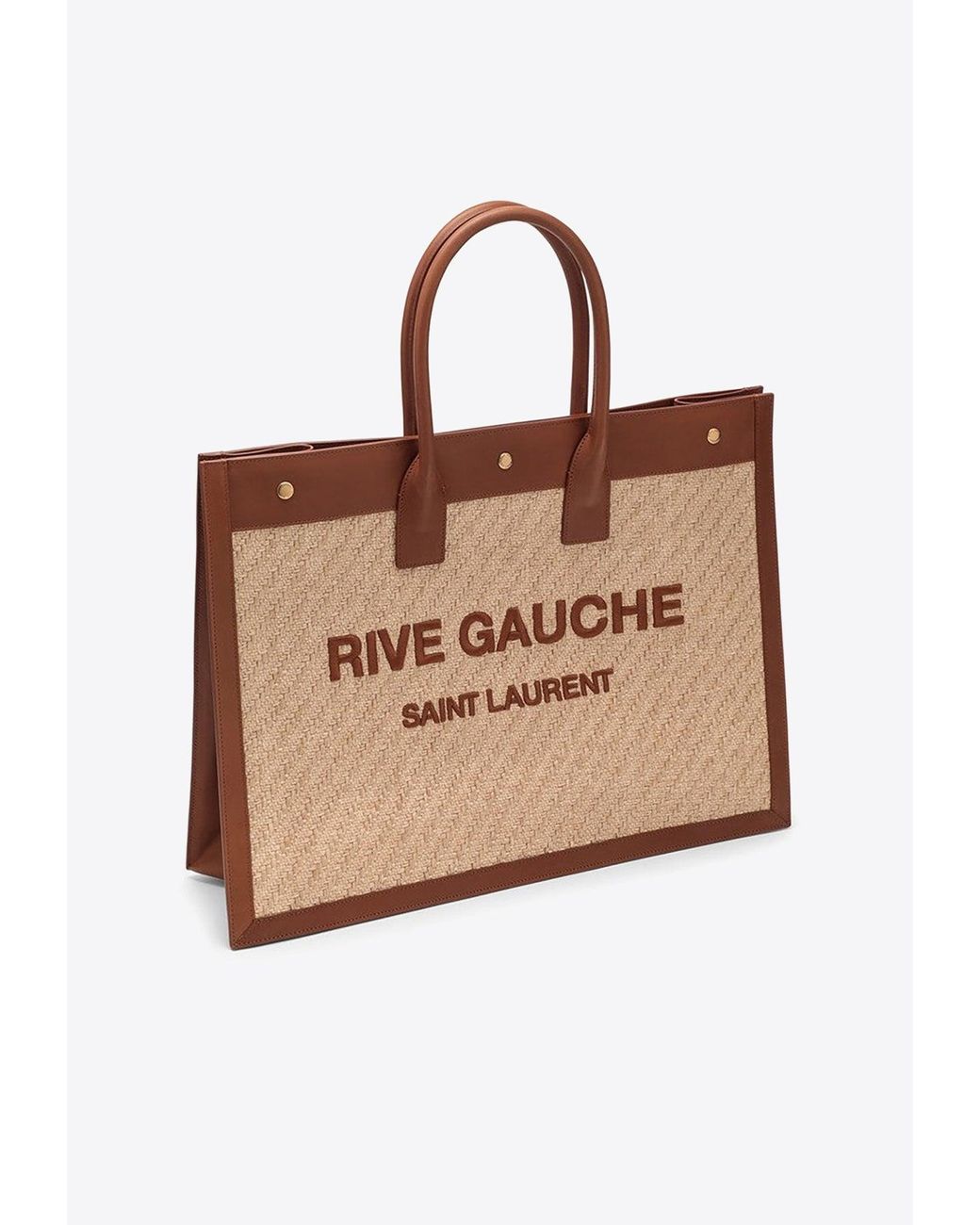 Saint Laurent Rive Gauche Straw Tote Bag - Farfetch