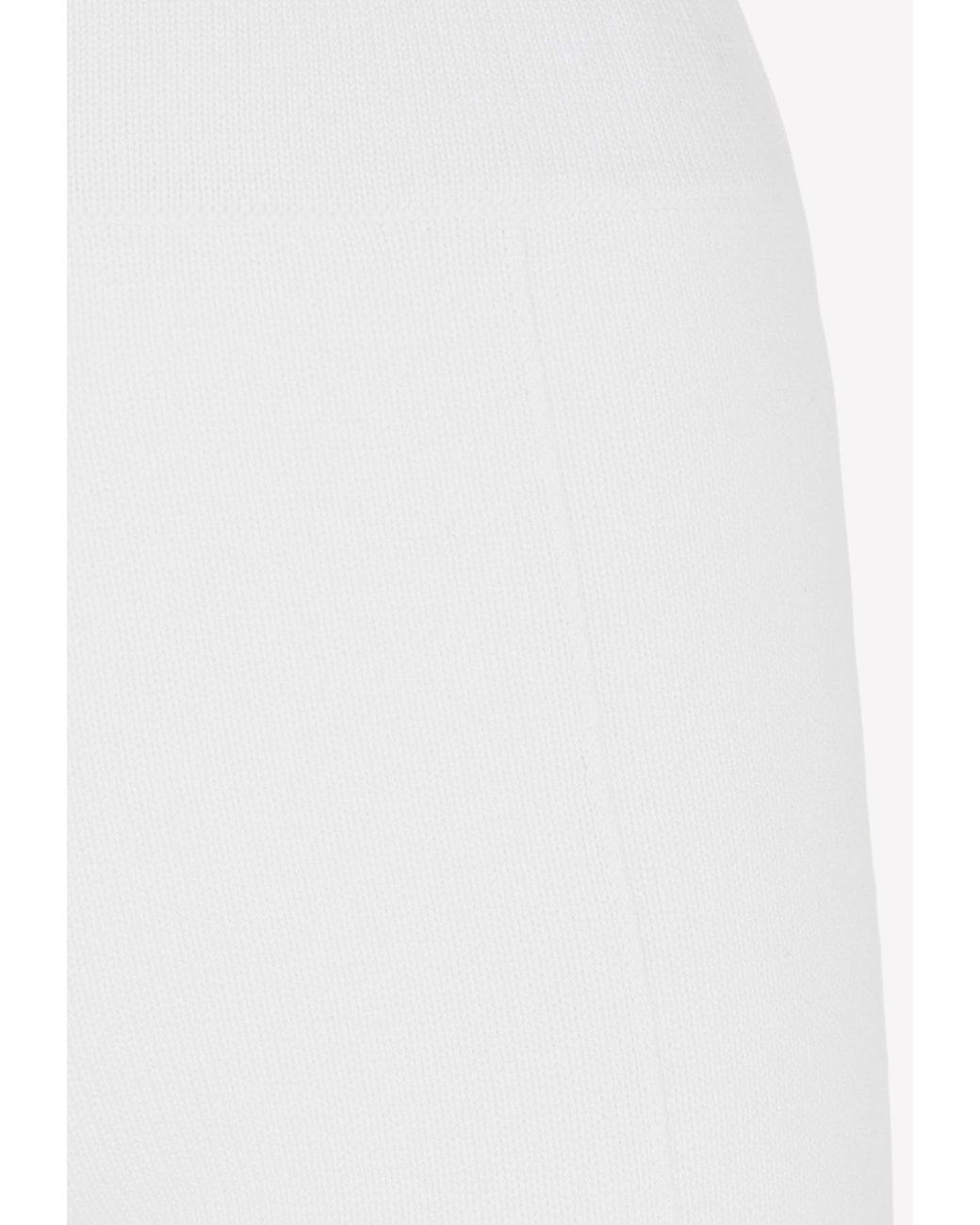 Tom Ford White Cashmere Flared Pants