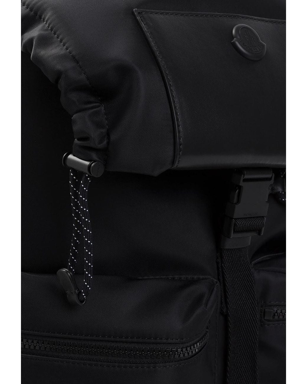 Moncler Black Kenton Nylon Backpack for men