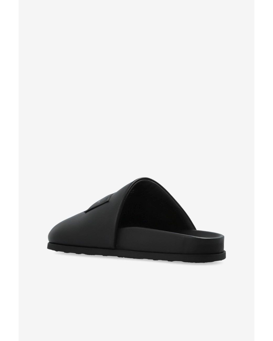 Givenchy Black Label Rubber Flat Mules