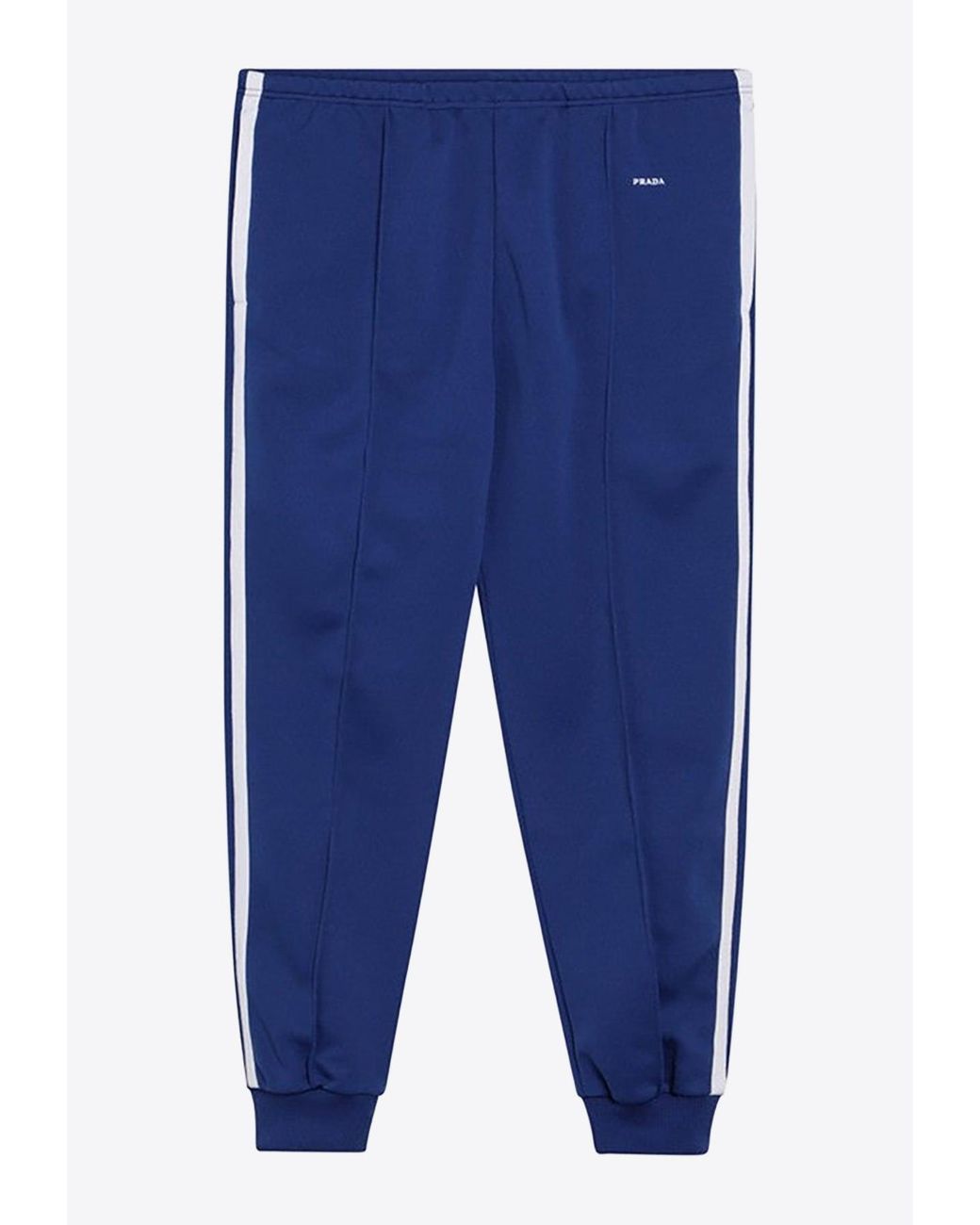 Prada Blue Elasticated Track Pants for men