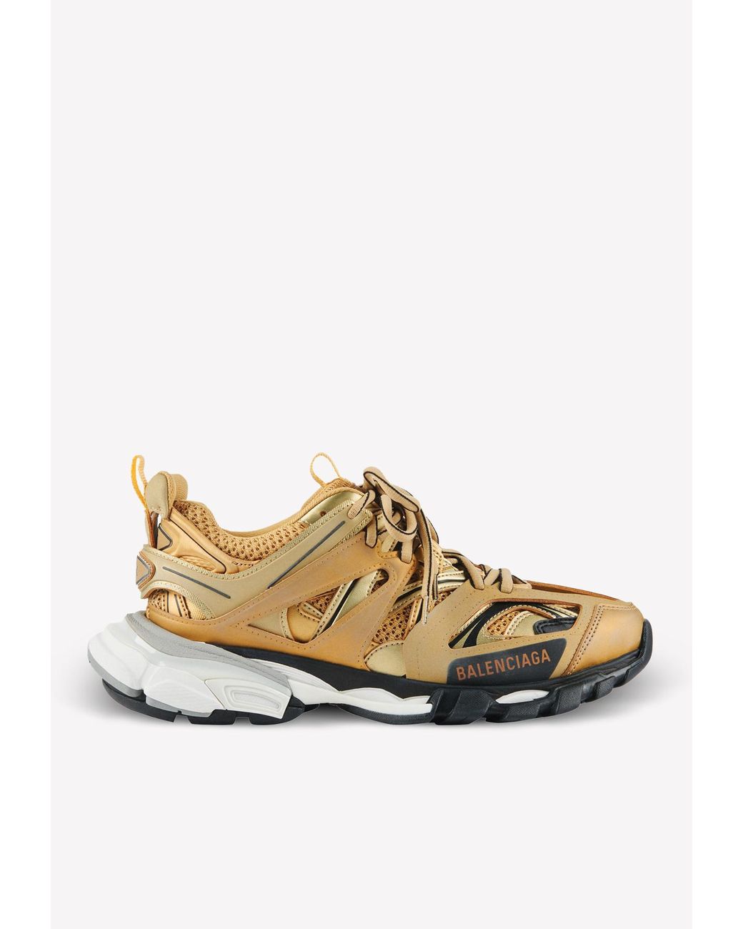 Balenciaga Synthetic Track Sneaker in Gold (Metallic) - Save 36% - Lyst