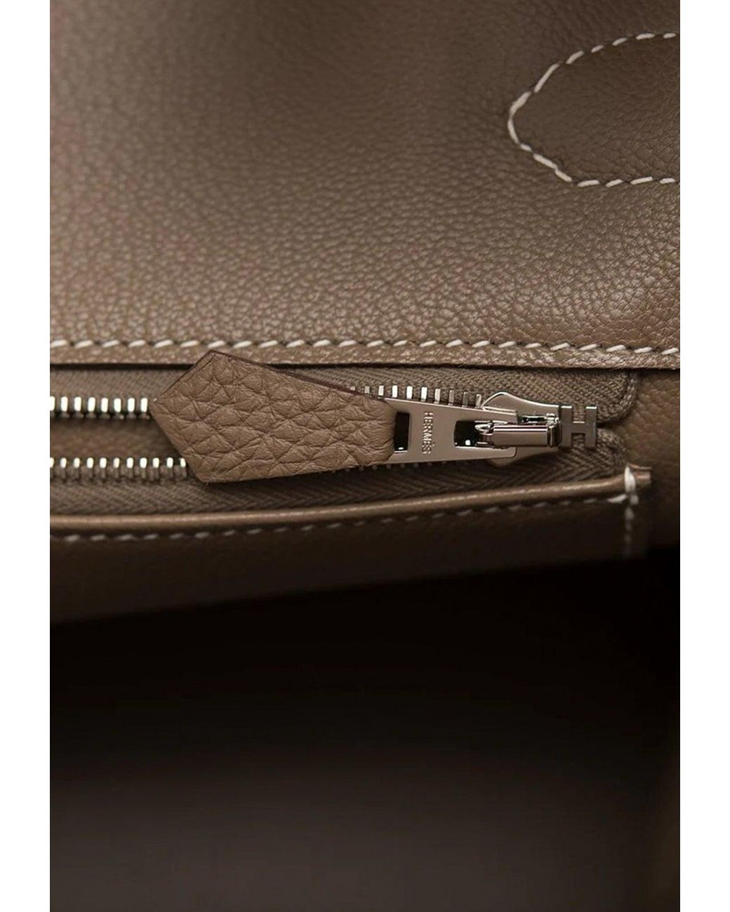 Hermes Birkin 35CM Bag Togo Leather Palladium Hardware, CC18 Etoupe