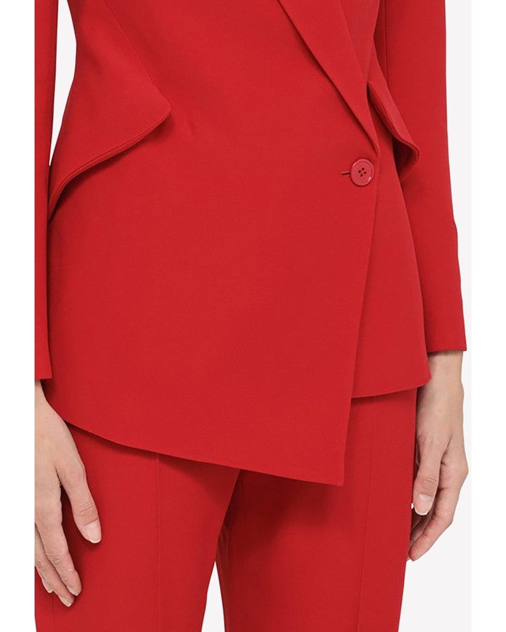 Alexander mcqueen shop red blazer