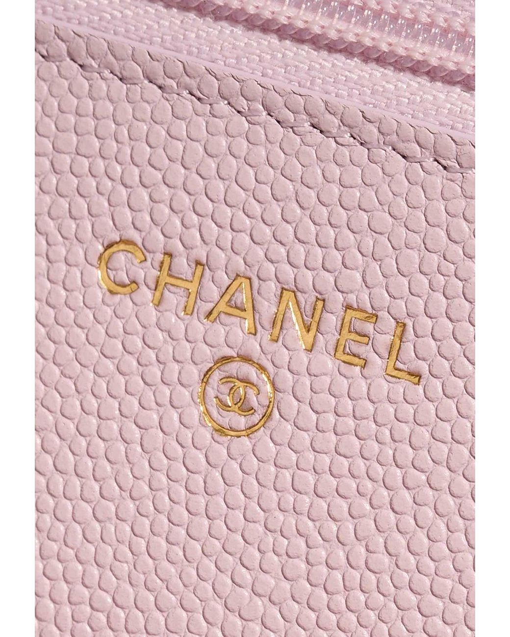 Chanel Timeless Wallet On Chain In Light Pink Caviar Leather With Gold  Hardware | Lyst Canada