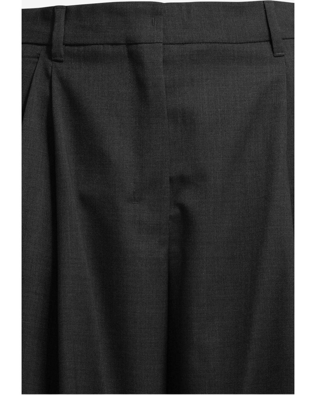 Max Mara Black Taro Tailored Wool Pants