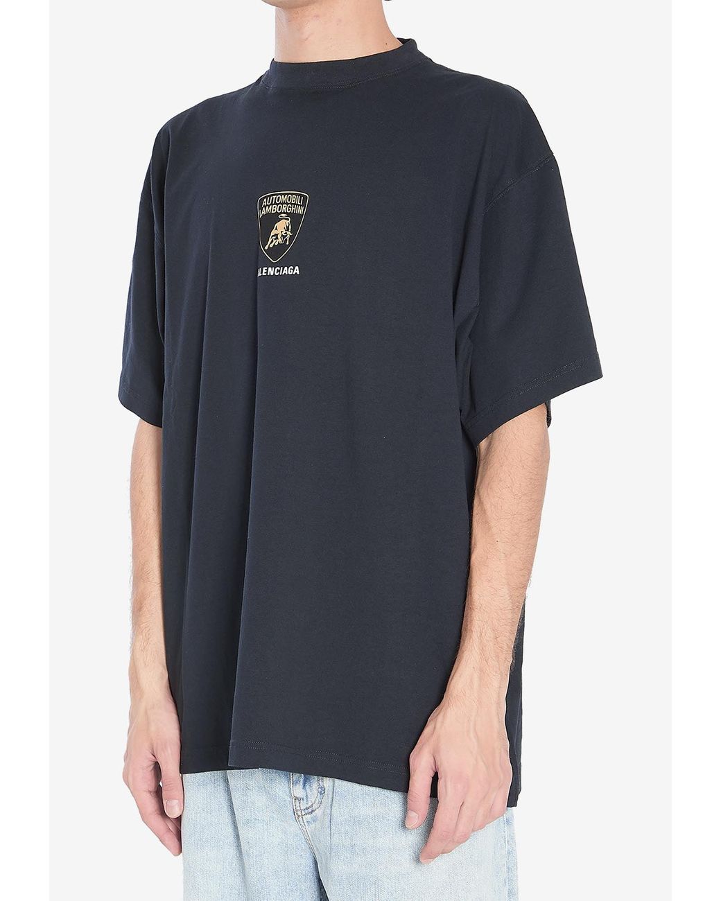 Balenciaga Automobili Lamborghini Oversized T-Shirt in Black