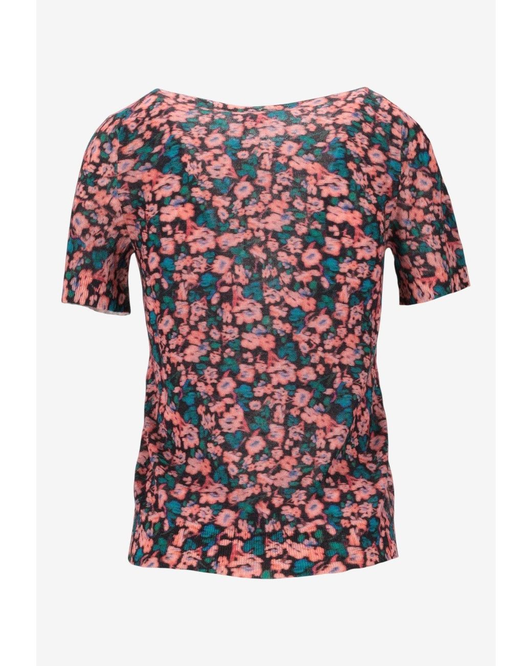 Paul Smith Multicolor Floral-Pattern Top