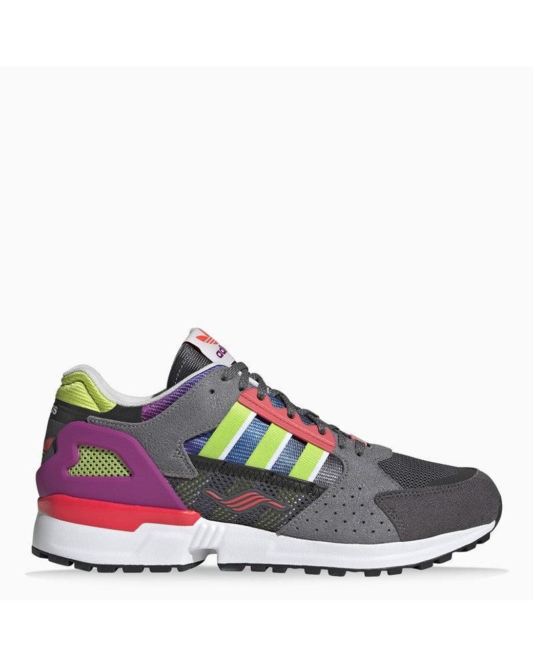 adidas Originals Grey/multicolour Zx 10,000 Sneakers - Multicolor in Gray  for Men | Lyst