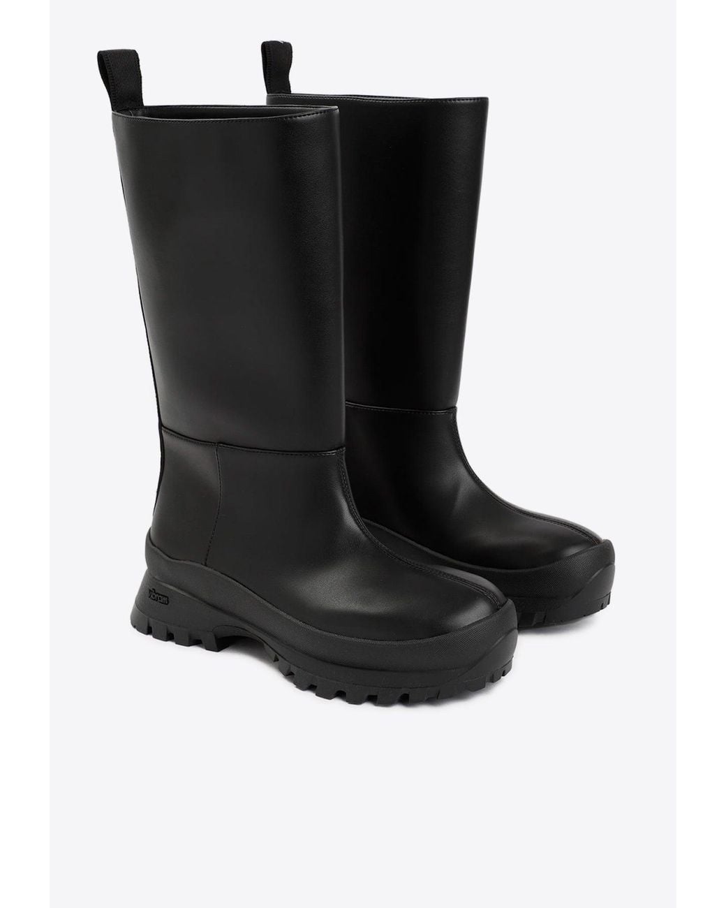 Stella McCartney Black Trace Mid-Calf Boots