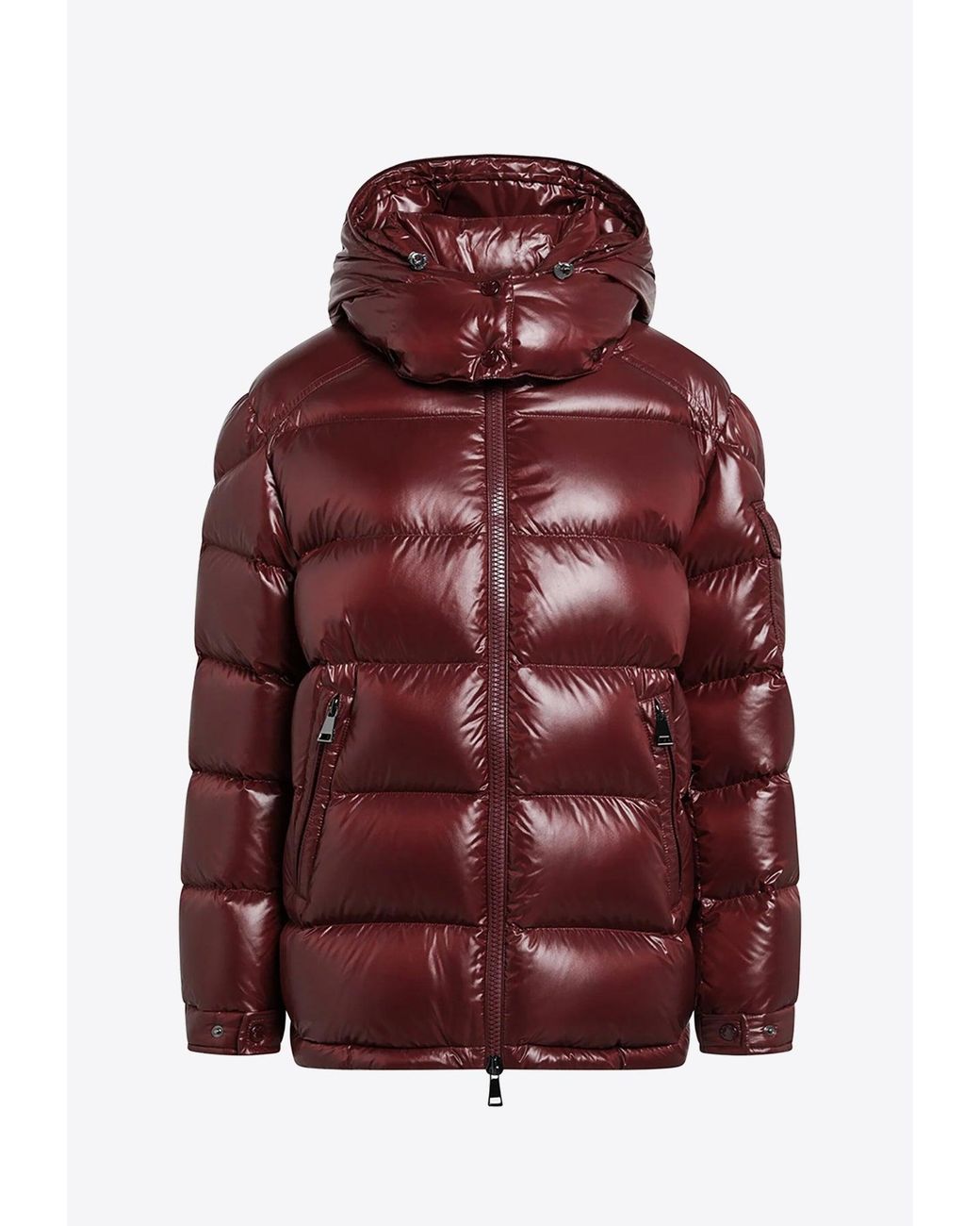 Moncler Red Maire Quilted Down Jacket