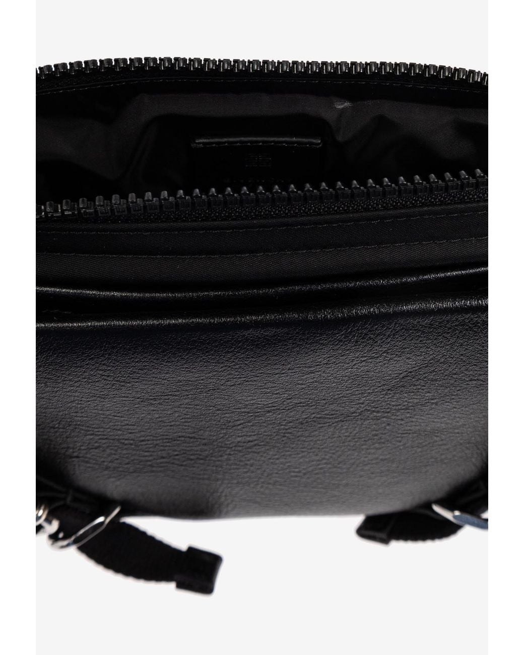 Givenchy Black Voyou Skinny Messenger Bag for men