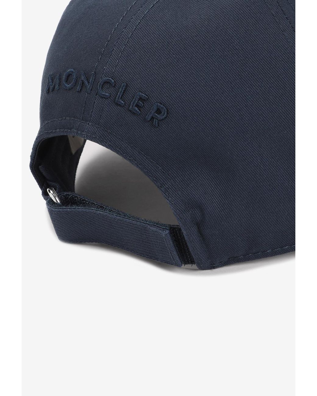 Moncler Blue Baseball Cap for men