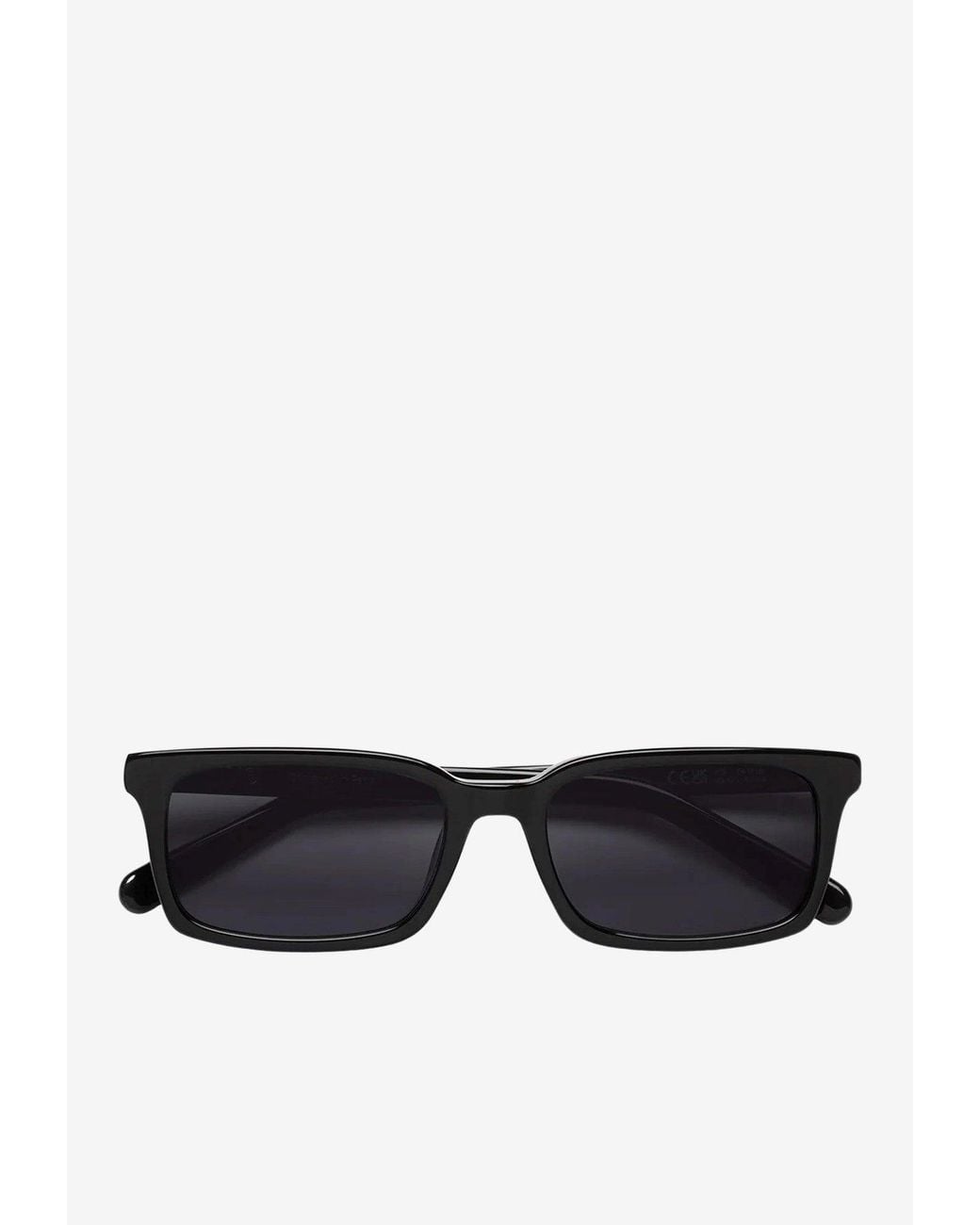 Retrosuperfuture Black Lunettes 5 Rectangular Sunglasses for men