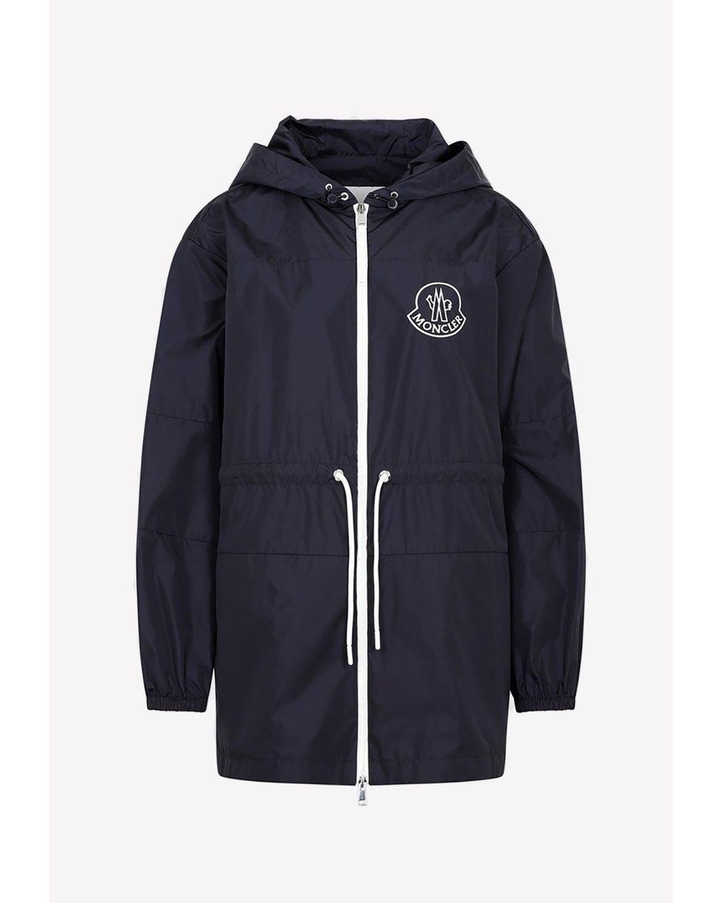 Moncler Veirade Drawstring Windbreaker Jacket in Blue Lyst