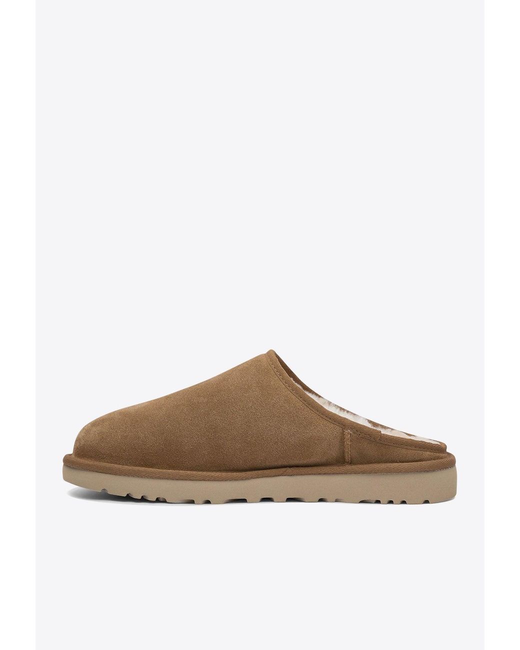 Ugg Brown Classic Slip-On Slippers for men