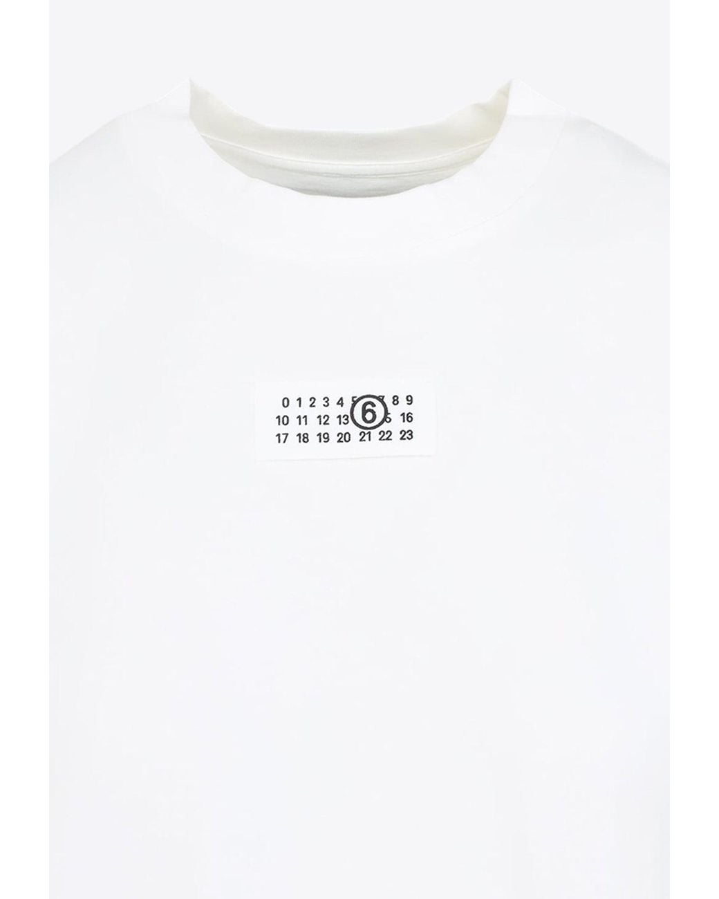Maison Margiela White Numeric Patch T-Shirt