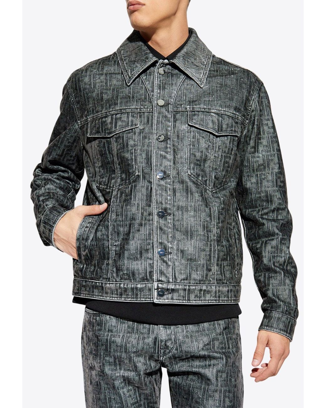 fendi-Gray-Ff-Jacquard-Denim-