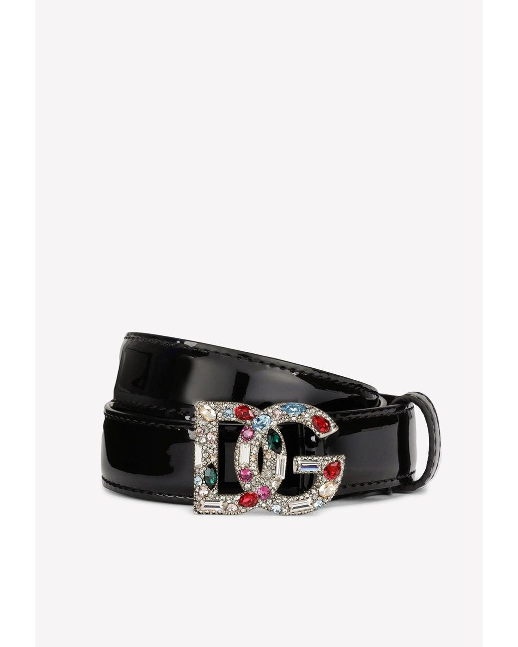 Dolce gabbana crystal best sale belt