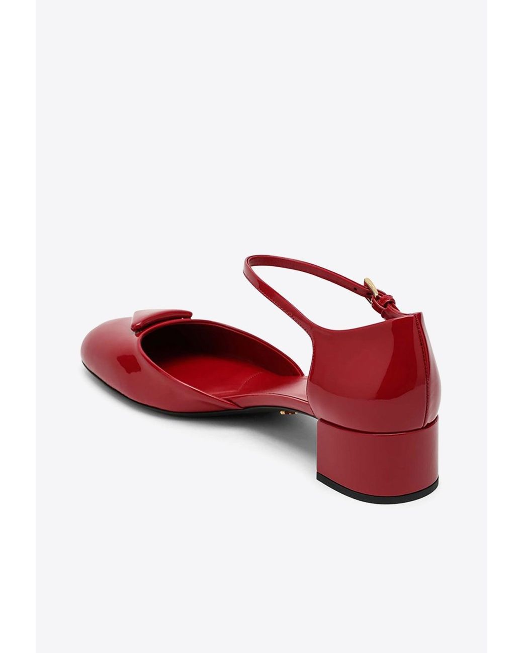High Heels Red Bottom Prada Shoes Prada 35 Mary Jane Pumps In