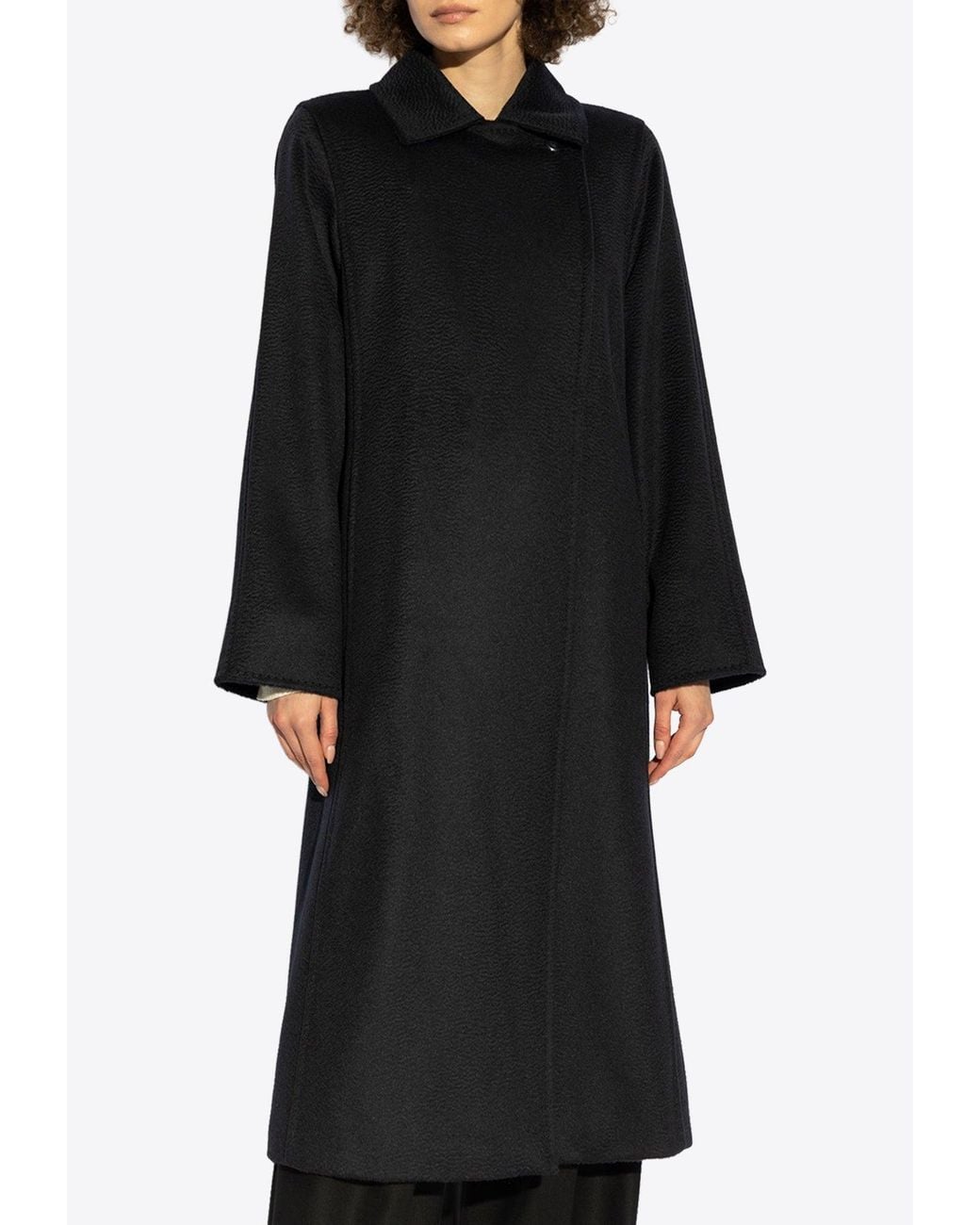 Max Mara Black Manuela Wool Coat