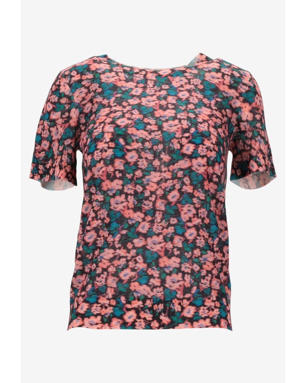 Paul Smith Multicolor Floral-Pattern Top