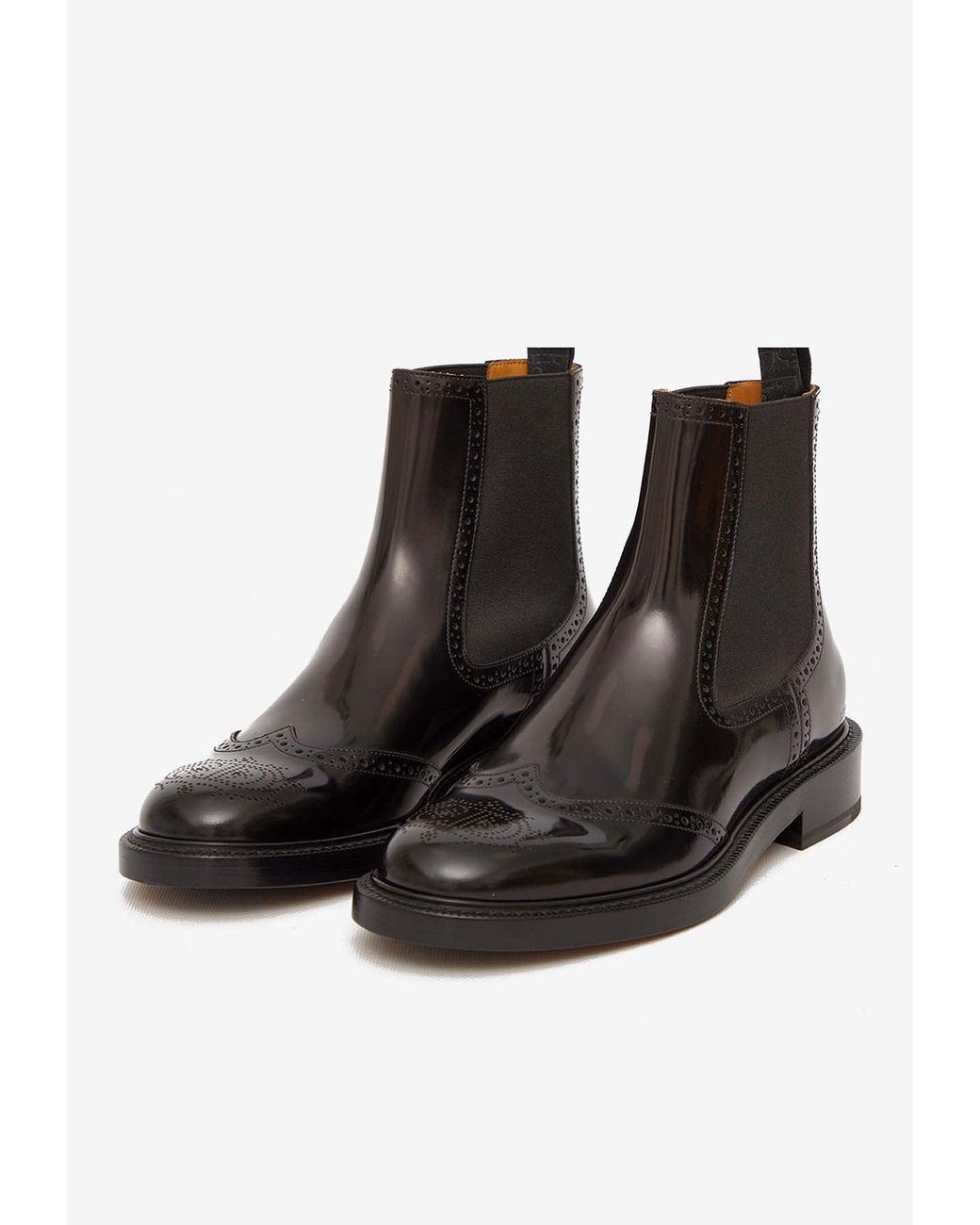 Dior Evidence Chelsea Leather Boots in Black for Men | Lyst