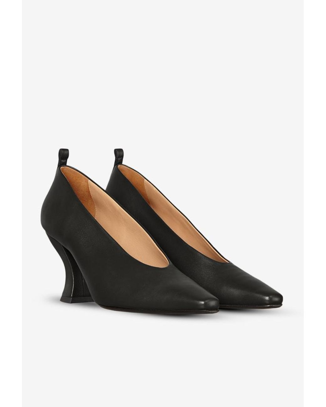 Bottega Almond 75 Pumps In Nappa Leather in Black Lyst