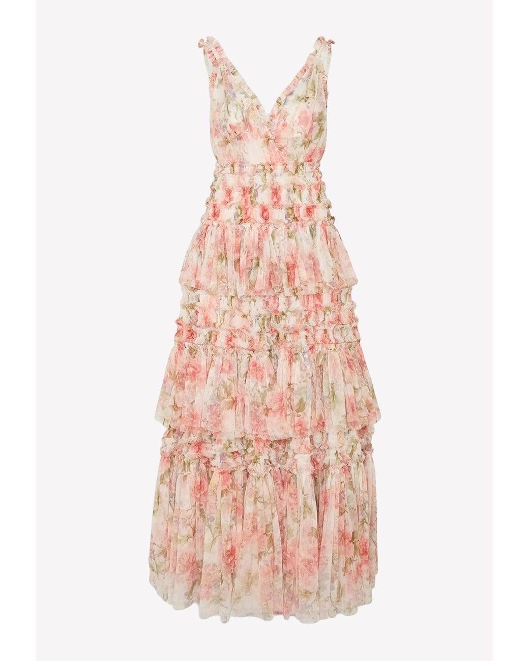 Needle & Thread Summer Song Floral Candice Gown in Pink | Lyst Australia