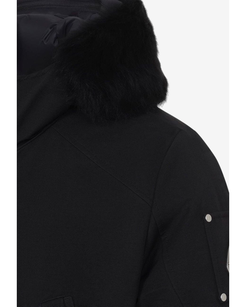 Moose Knuckles Black Original Stirling Down Parka for men