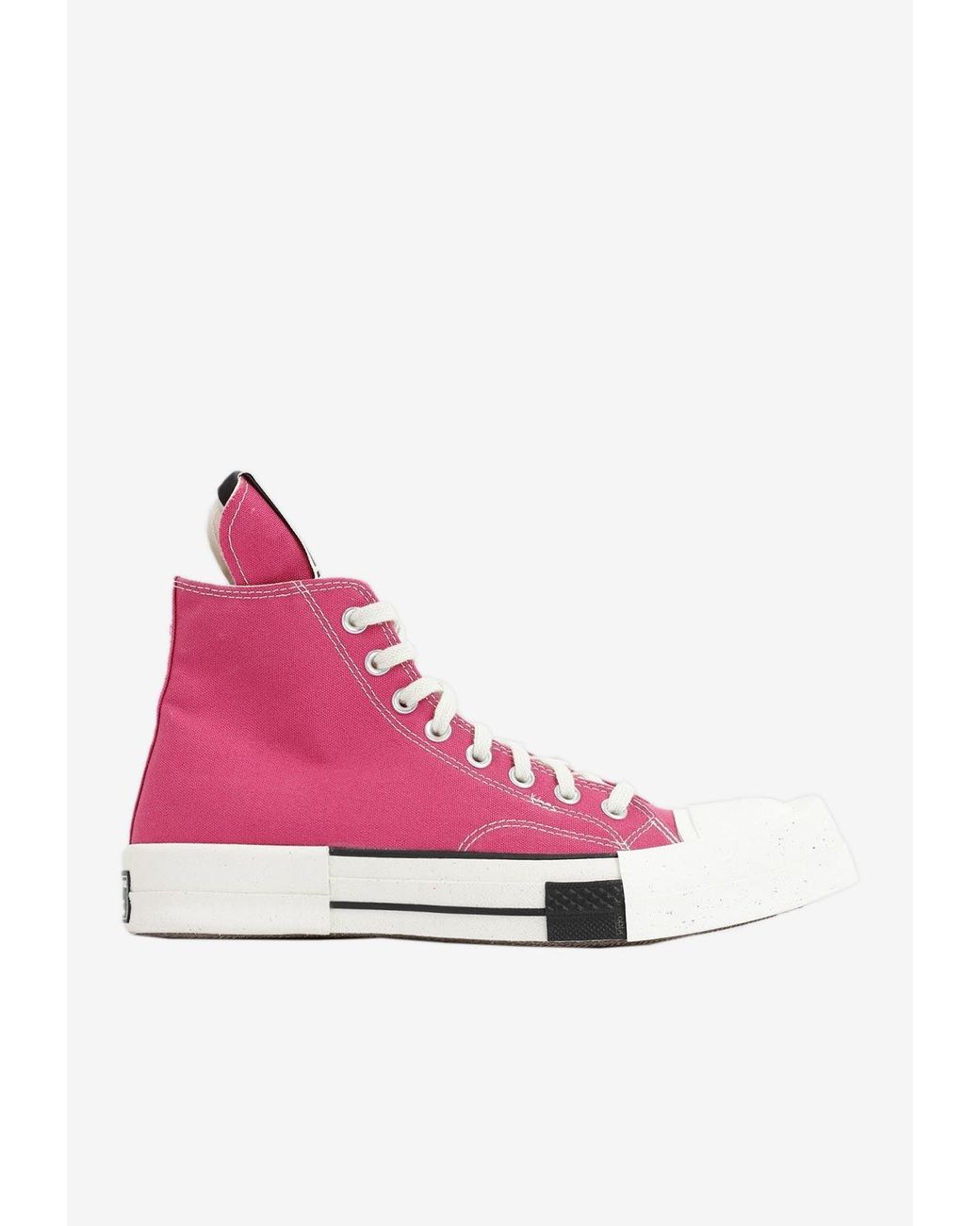 Rick Owens DRKSHDW X Converse High-top Canvas Sneakers in Pink | Lyst Canada